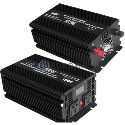 Инвертор c чистой синусоидой 12V / 220V ProFix MNDZ-1.5K/12-1500W зарядка/UPS, LCD дисплей
