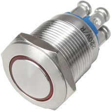 Кнопка Daier GQ19BS-10EM RD