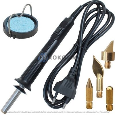 Набор для гравировки YIHUA 930-III, 25W, 480°C (паяльник+4 наконечника+подставка)