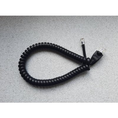 Патч-корд переходник RJ45-RJ11 (для POS-терминала) черный, 2м
