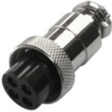 Разъём MIC 324, (гнездо), под кабель, 4pin, диам.-16мм