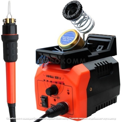 Станция для выжигания профессиональная YIHUA 939-II, 25W, 250-750°C + 20 насадок