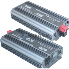 Инвертор с чистой синус.12V, ProFix-1500W без зарядки + LCD дисплей + USB