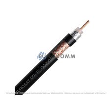 Кабель RG-8/U (7x0,72Cu+7,2PE+Al+104x0,12Cu), 50 Ом, диам.-10,2мм, чёрный, 305м Кабель RG-8/U (7x0,72Cu+7,2PE+Al+104x0,12Cu), 50 Ом, диам.-10,2мм, чёрный, 305м