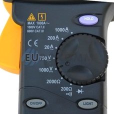 Кліщі струмовимірювальні Mastech MS2001