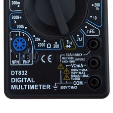 Цифровой мультиметр DT832 Цифровой мультиметр DT832