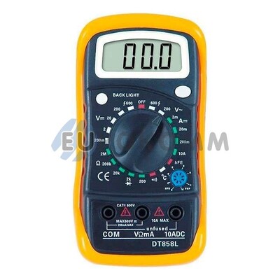 Цифровой мультиметр DT858L с подсветкой