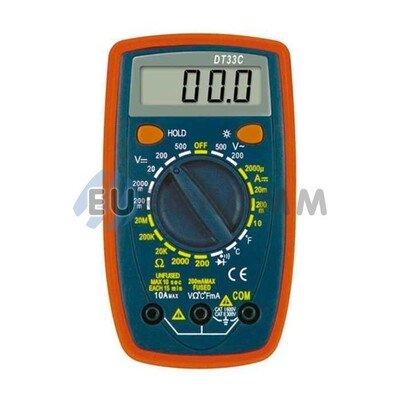 Цифровой мультиметр DT33C с подсветкой