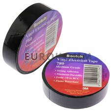 Изолента морозостойкая 3M Scotch 780-1920 (19мм х20м, черная)