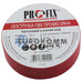 Изолента PROFIX 0.13x19мм 20м красная