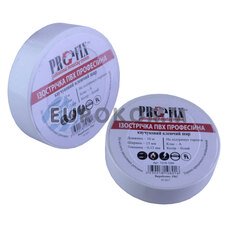 Изолента PROFIX 0,13х15мм 10м белая