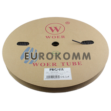 Трубка термозбіжна W-1-H WOER 3.5/1.75 чорна 100м