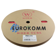 Трубка термозбіжна W-1-H WOER 3.5/1.75 червона 100м