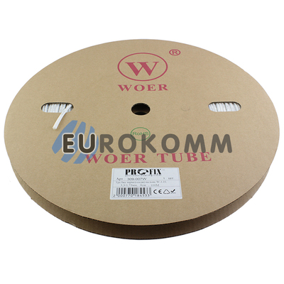 Трубка термоусадочная W-1-H WOER WOER 3.5/1.75 белая 100м