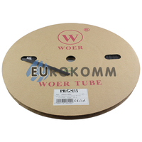 Трубка термозбіжна W-1-H WOER 7.0/3.5 чорна 100м