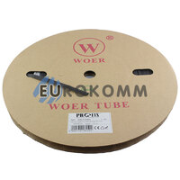 Трубка термозбіжна W-1-H WOER 8.0/4.0 чорна 100м