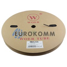 Трубка термозбіжна W-1-H WOER 3.5/1.75 чорна 100м