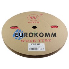 Трубка термозбіжна W-1-H WOER 3.5/1.75 червона 100м