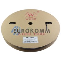 Трубка термоусадочная W-1-H WOER 5.0/2.5 черная 100м