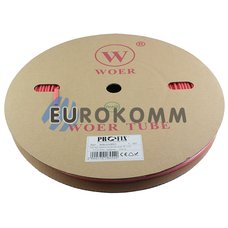 Трубка термозбіжна W-1-H WOER 5.0/2.5 червона 100м