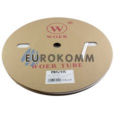 Трубка термозбіжна W-1-H WOER 7.0/3.5 біла 100м
