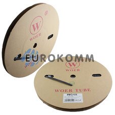 Трубка термозбіжна W-1-H WOER 8.0/4.0 чорна 100м