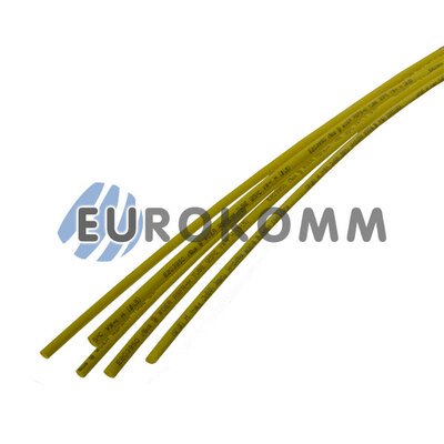 Трубка термозбіжна W-1-H WOER 1.5/0.75 жовта