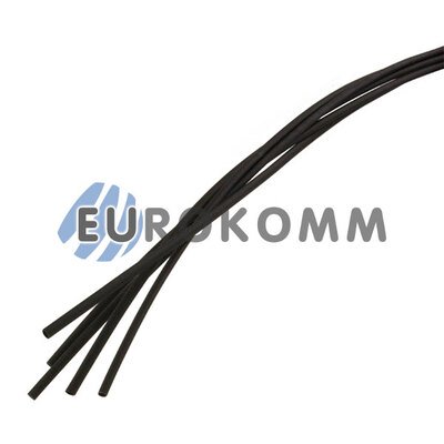Трубка термозбіжна W-1-H WOER 1.0/0.5 чорна