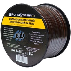 Акустический кабель 2x4.0мм² CCA Sound Stream прозрачно-черный 100м Акустический кабель 2x4.0мм² CCA Sound Stream прозрачно-черный 100м