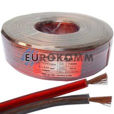 Акустичний кабель 2x0.57мм² CU Sound Star 100м Акустичний кабель 2x0.57мм² CU Sound Star 100м