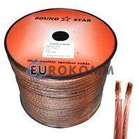 Акустичний кабель 2x2.5мм² CCA Sound Star 100м Акустичний кабель 2x2.5мм² CCA Sound Star 100м