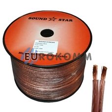 Акустический кабель 2x1.5мм² CCA Sound Star 100м