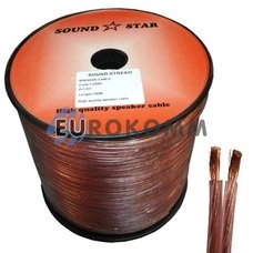 Акустический кабель 2x1.0мм² CCA Sound Star 100м