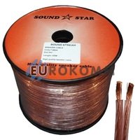 Акустический кабель 2x0.75мм² CCA Sound Star 100м Акустический кабель 2x0.75мм² CCA Sound Star 100м