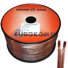 Акустический кабель 2x0.5мм² CCA Sound Star 100м