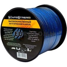 Акустический кабель 2x0.75мм² TinCU Sound Stream полупрозрачный 100м