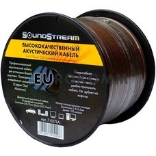 Акустический кабель 2x0.75мм² CCA Sound Stream прозрачно-черный 100м Акустический кабель 2x0.75мм² CCA Sound Stream прозрачно-черный 100м