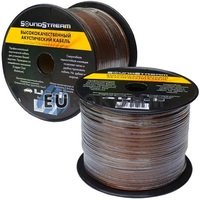 Акустический кабель 2x0.75мм² CCA Sound Stream прозрачно-черный 100м Акустический кабель 2x0.75мм² CCA Sound Stream прозрачно-черный 100м
