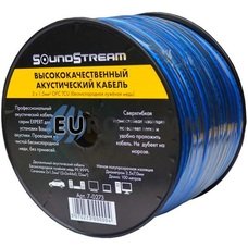 Акустический кабель 2x1.5мм² TinCU Sound Stream полупрозрачный 100м