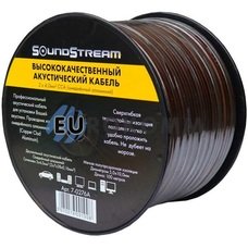 Акустический кабель 2x4.0мм² CCA Sound Stream прозрачно-черный 100м