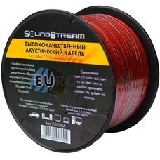 Акустический кабель 2x0.34мм² CCA Sound Stream красно-черный 100м