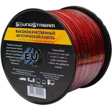 Акустический кабель 2x0.75мм² CCA Sound Stream красно-черный 100м
