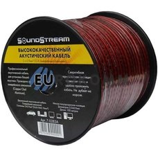 Акустический кабель 2x0.9мм² CCA Sound Stream красно-черный 100м