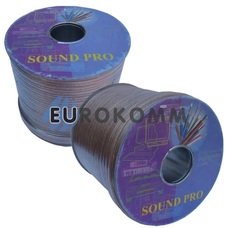 Акустический кабель 2x2.0мм² СU Sound PRO JY-6217 прозрачный 100м
