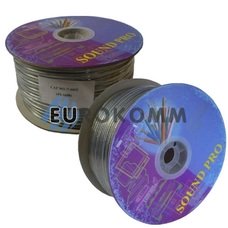 Акустический кабель 2x2.0мм² TinСU Sound PRO JY-1698 прозрачный 100м