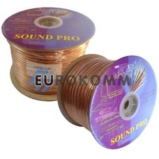 Акустический кабель 2x3.5мм² СU Sound PRO JY-6035B прозрачный 100м