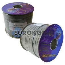 Акустический кабель плоский 2x2.5мм² СU Sound PRO JY-6112 серый 100м