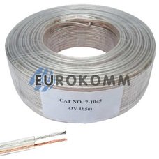 Акустический кабель 2x1.25мм² CU Sound PRO JY-1850 прозрачный 100м
