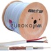 Коаксіальний кабель RG-59+2*0.75 EUROSAT білий 305м