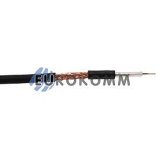 Коаксіальний кабель RG-58U/64CCA EUROSAT CU чорний 100м